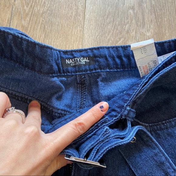 Nasty Gal Collection Flare Cropped Jeans - Picture 5 of 6